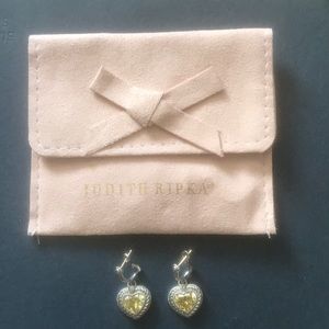 Sterling silver Judith Ripka earrings